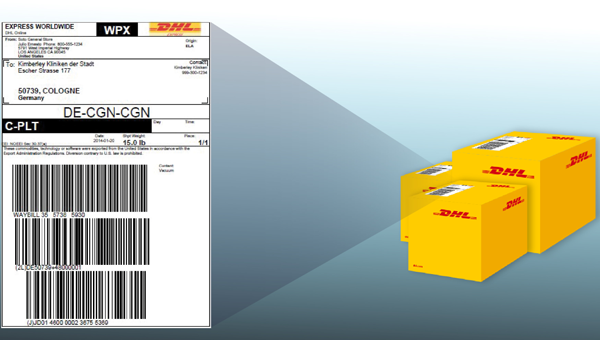 DHL Label BuyLive